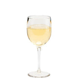 Plastic transparant wijnglas Malaga 22 centiliter vol.